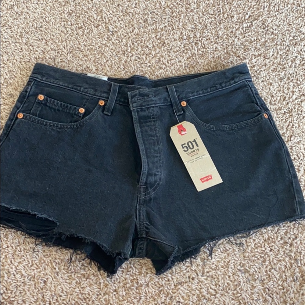 Levi’s 501 mid rise shorts. Brand new w/tags